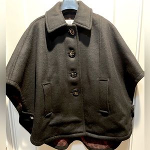 Coach wool black cape coat! BRAND NEW!!!